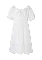 Girls 7-16 Tiered Chiffon Dress