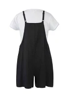 Girls 7-16 Romper and T-Shirt Set