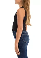 Girls 7-16 Cropped Seamless Tank Top