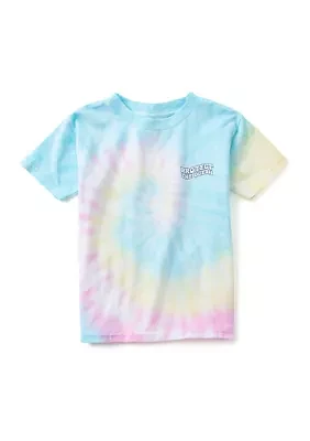 Girls 4-6x Protect the Ocean Tie Dye Graphic T-Shirt