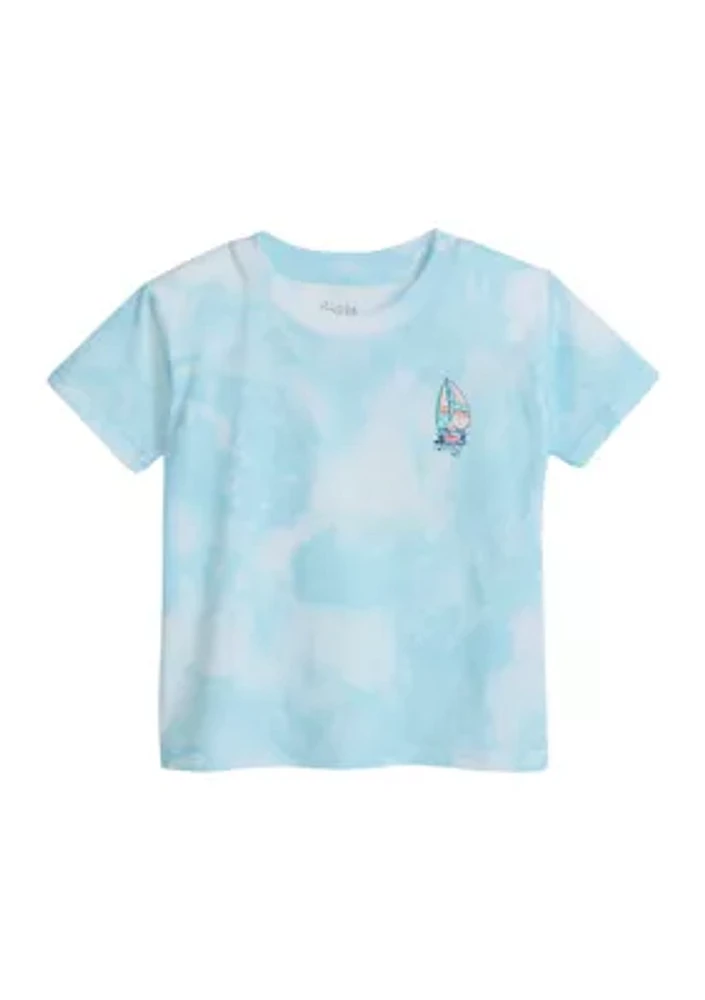 Girls 4-6x Happy Place Sailboat Graphic T-Shirt