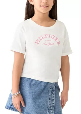 Girls 7-16 Arched Logo Graphic T-Shirt