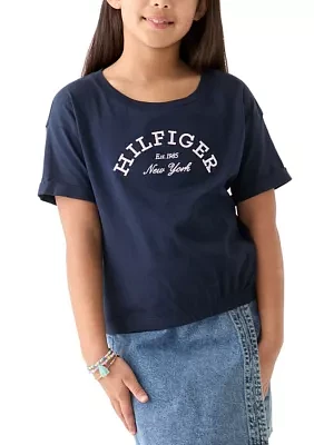 Girls 7-16 Arched Logo Graphic T-Shirt
