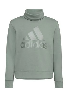 Boys 8-20 Long Sleeve Mock Neck French Terry Pullover