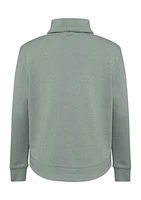 Boys 8-20 Long Sleeve Mock Neck French Terry Pullover