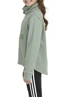 Boys 8-20 Long Sleeve Mock Neck French Terry Pullover