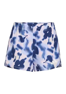 Girls 7-16 Elastic Waistband Printed Woven Pacer Shorts
