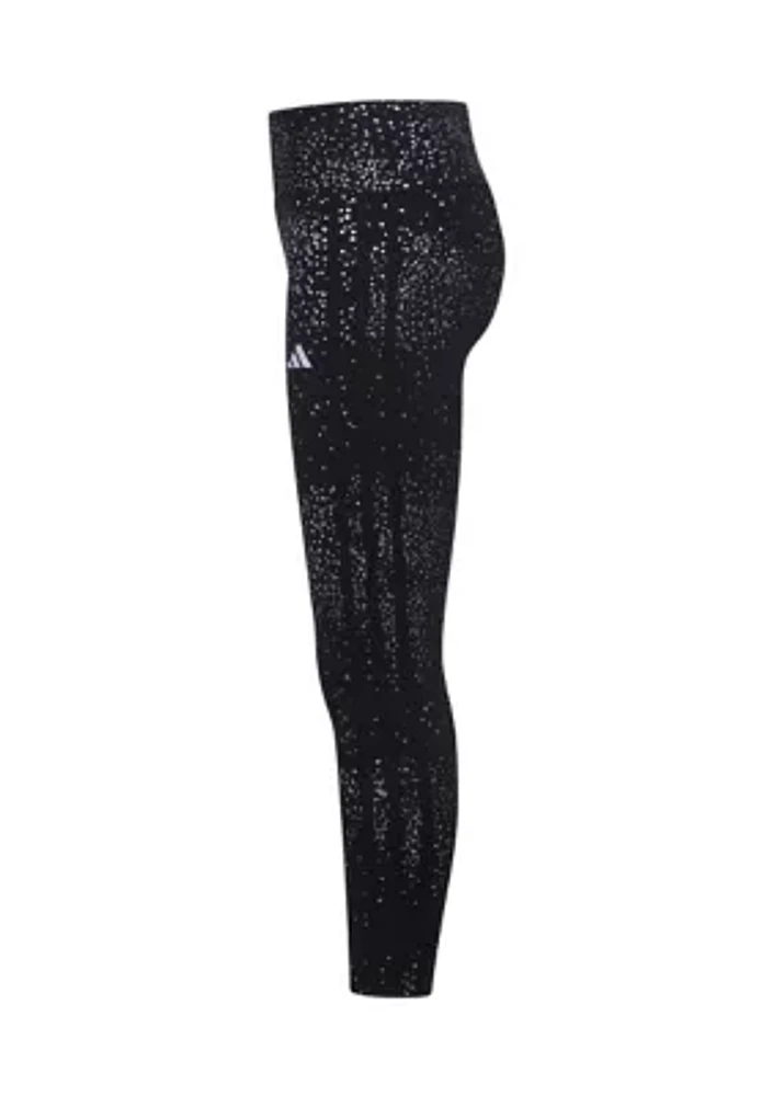 Girls 7-16 Detached Waistband Glam 3 Stripe Cozy Leggings