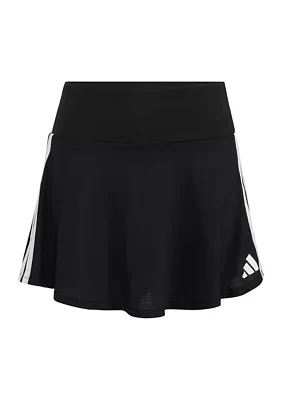 Girls 7-16 Detached Wide Waistband 3 Stripe Flounce Skort