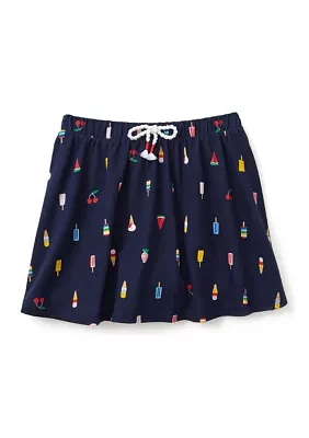 Girls 4-6x Printed Knit Skort
