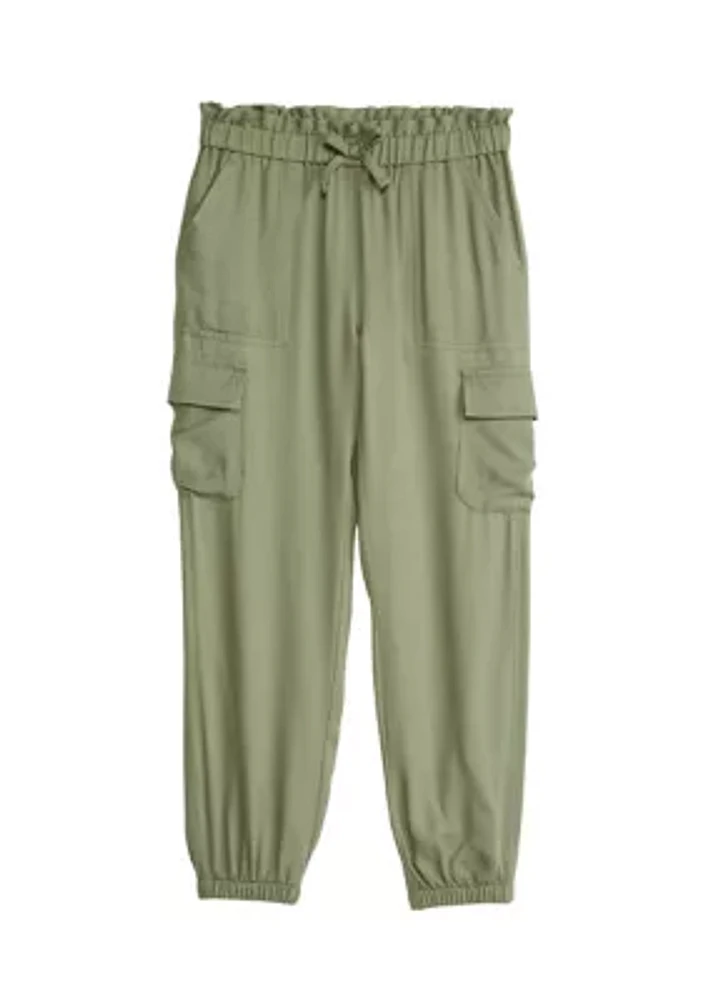 Girls 4-6x Soft Cargo Pants