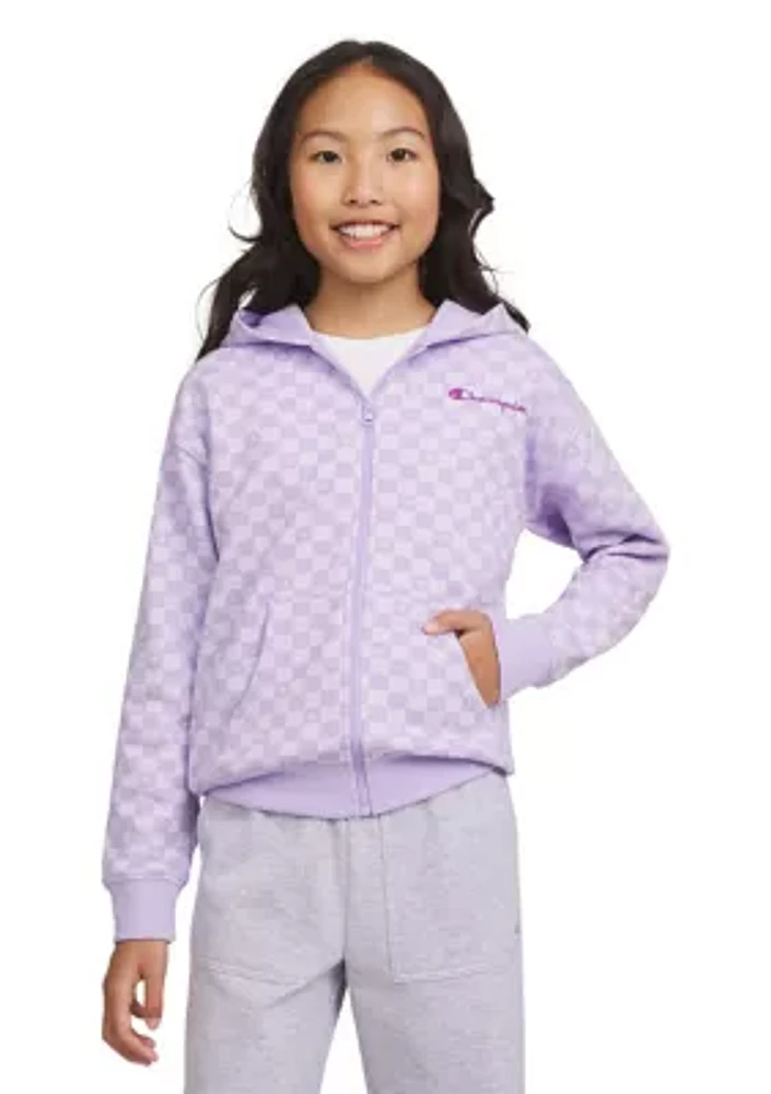 Girls 7-16 Full Zip Fleece Hoodie