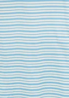 Girls 7-16 Blue Stripe Dress