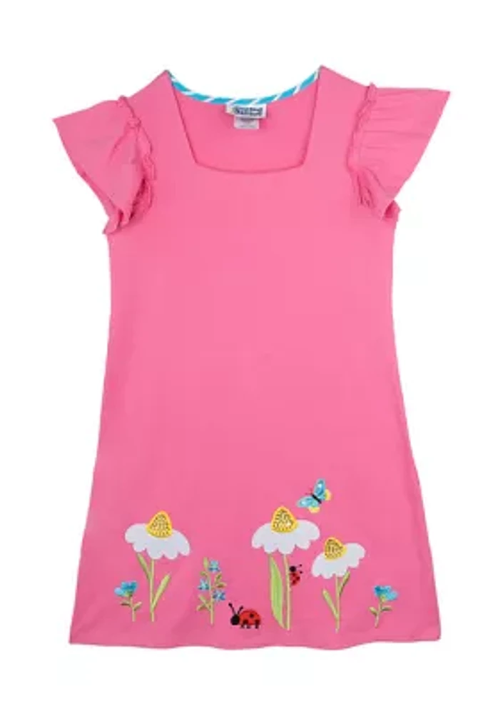 Girls 7-16 Flower Dress