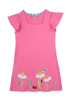 Girls 7-16 Flower Dress