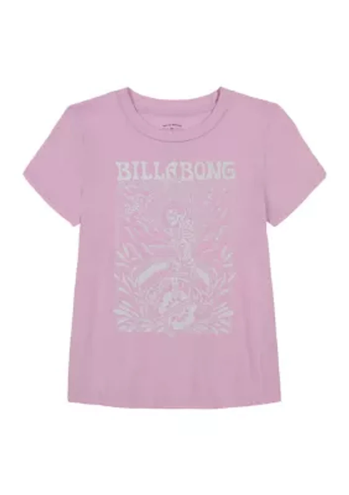 Girls 7-16 Short Sleeve Skeleton Graphic T-Shirt