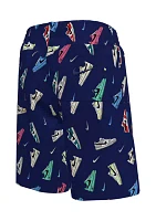 Boys 8-20 Multi Sneaker 7" Volley Swim Shorts