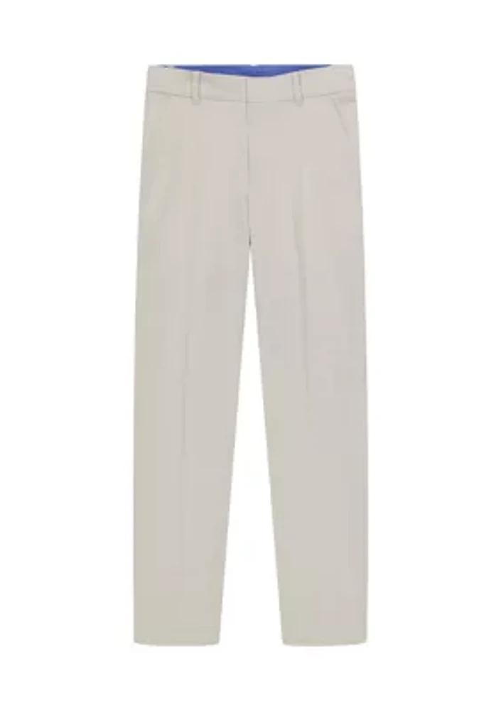 Boys 8-20 Husky Stretch Linen Look Pants