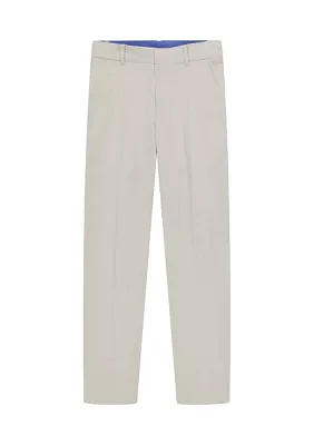 Boys 8-20 Husky Stretch Linen Look Pants