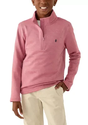 Boys 8-20 Feeder Stripe 1/4 Zip Sweater