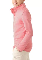 Boys 8-20 Long Sleeve Feeder Stripe 1/4 Zip Pullover