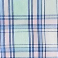Boys 8-20 Long Sleeve Yarn Dyed Stretch Spring Plaid Shirt