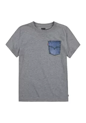 Boys 8-20 Denim Pocket T-Shirt