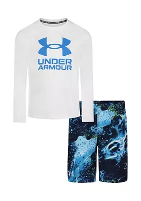 Boys 4-7 Long Sleeve Biomolecular Swim Set