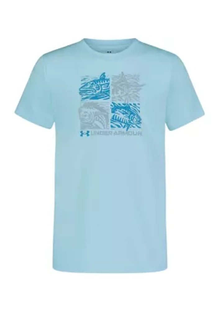 Boys 8-20 Quad Fish Graphic T-Shirt