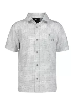 Boys 8-20 Printed Fish Shirt