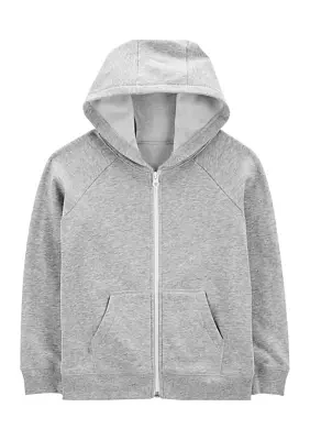 Boys 4-7 Zip Front Fleece Hoodie