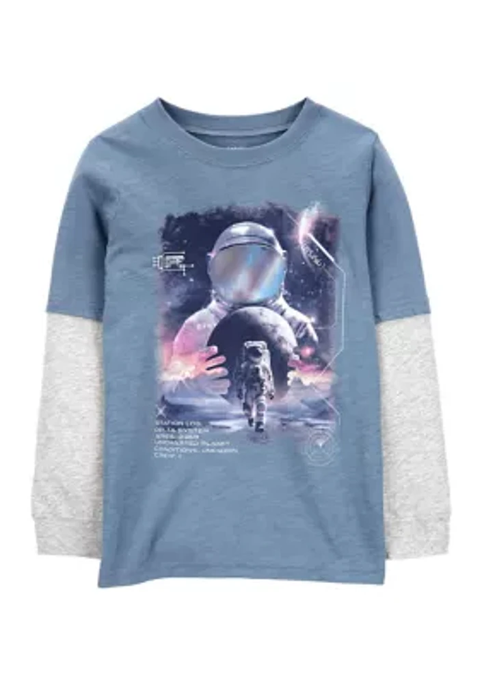 Boys 4-7 Layered Graphic T-Shirt