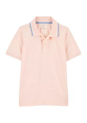 Boys 4-7 Solid Polo Shirt
