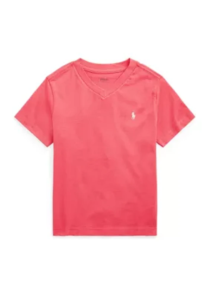 Boys 4-7 Cotton Jersey V-Neck T-Shirt