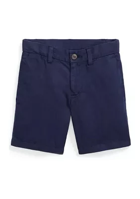 Boys 2-7 Straight Fit Linen-Cotton Shorts
