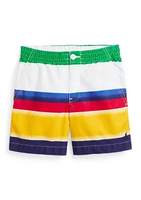 Boys 2-7 Polo Prepster Striped Poplin Shorts