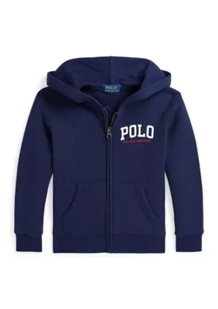 Boys 2-7 Logo Fleece Full Zip Hoodie