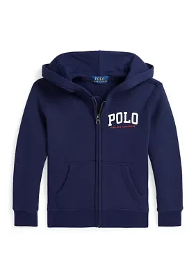 Boys 2-7 Logo Fleece Full Zip Hoodie