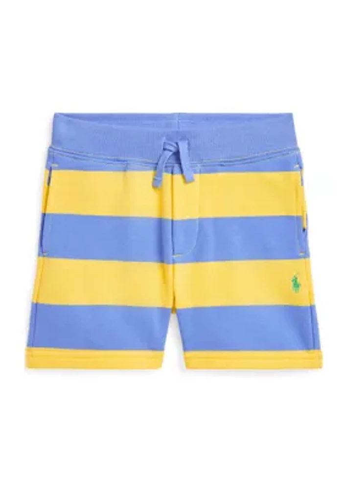 Boys - Striped French Terry Shorts