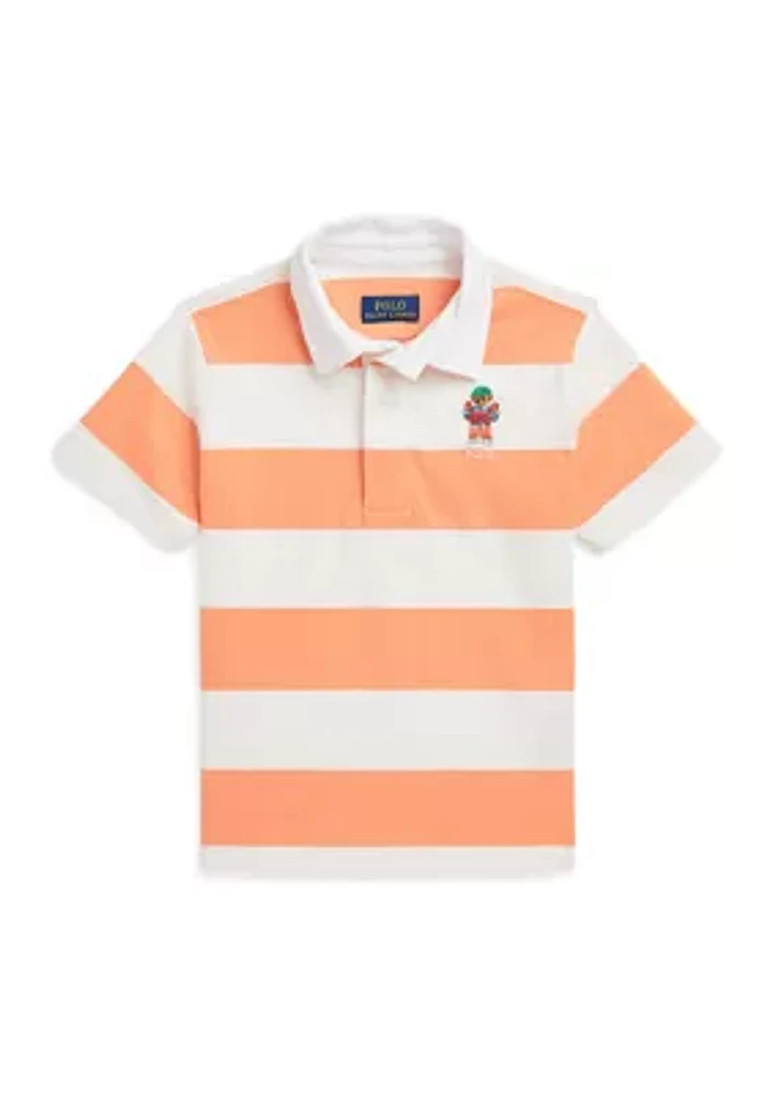 Boys - Polo Bear Short Sleeve Rugby Shirt