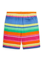 Boys 8-20 Striped Spa Terry Shorts