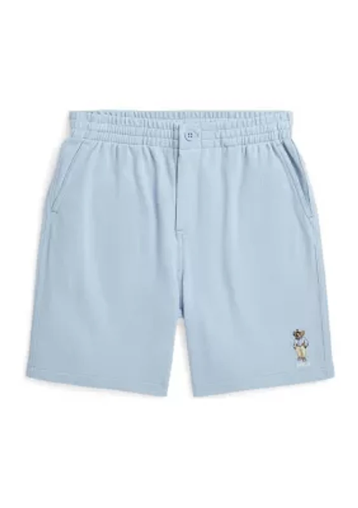 Boys 8-20 Polo Bear Cotton Mesh Shorts