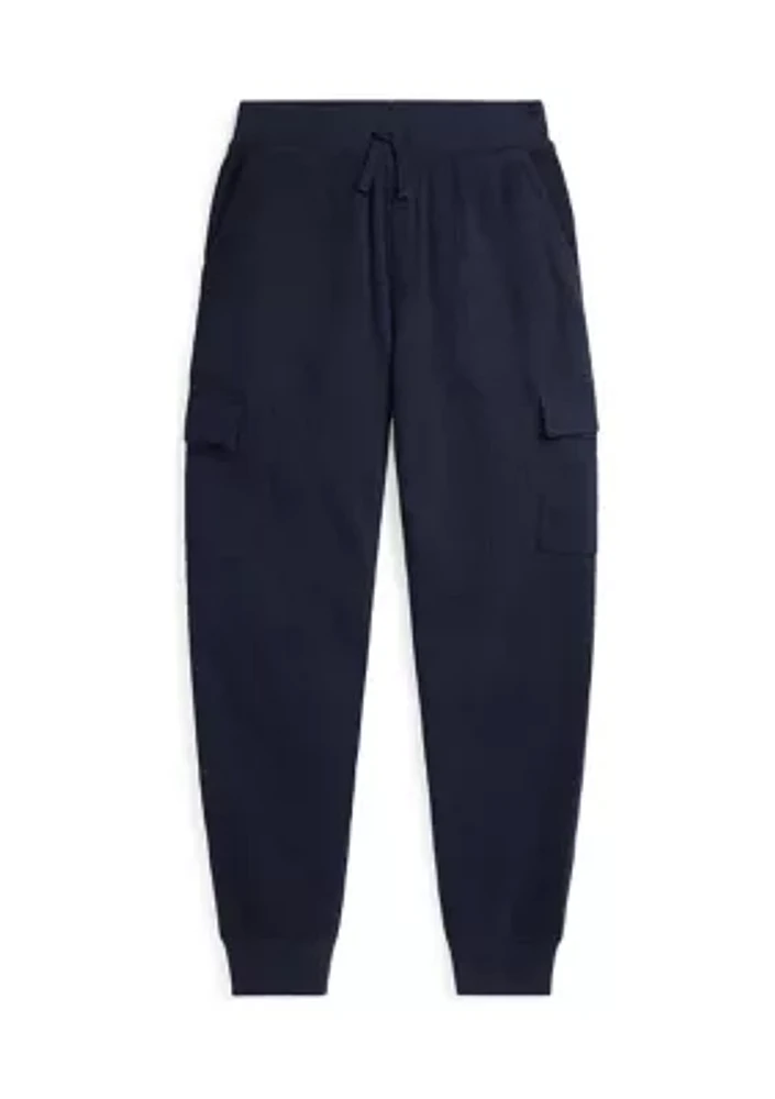 Boys 8-20 Waffle Knit Cotton Cargo Jogger Pants