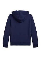 Boys 8-20 Logo Fleece Full Zip Hoodie