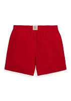 Boys - Baseball Printed Cotton Twill Shorts