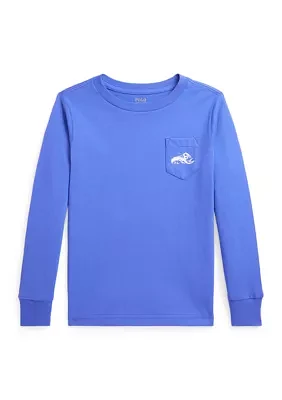 Boys 8-20 Cotton Jersey Long Sleeve Graphic T-Shirt