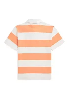 Boys 8-20 Polo Bear Short Sleeve Rugby Shirt