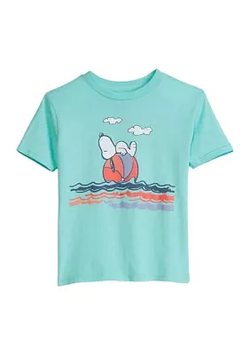 Boys 4-7 Snoopy Beach Ball Graphic T-Shirt