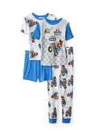 Boys 4-10 Mario Kart Rush Pajamas Set