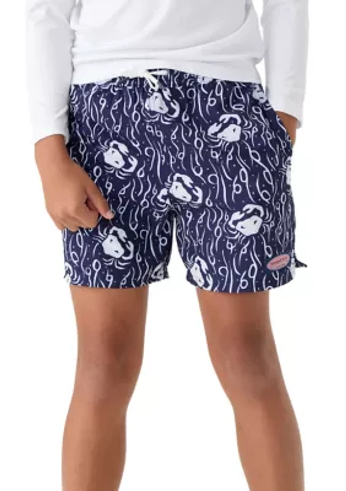 Boys 8-20 Printed Chappy Swim Trunks